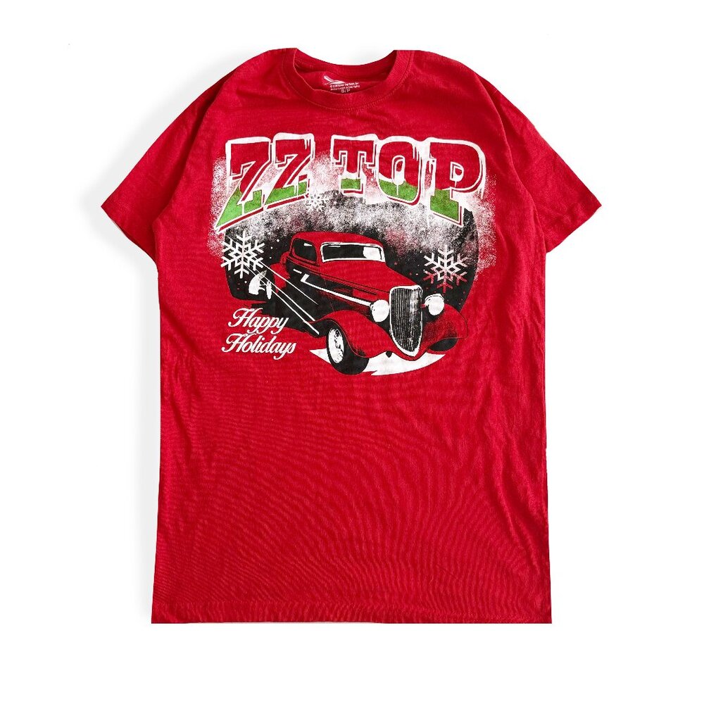 🧡 Secondhand ZZ Top, Holiday Band Tee / Christmas T-Shirt